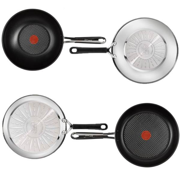 Pfannenset E89710 5-tlg Silber - Metall