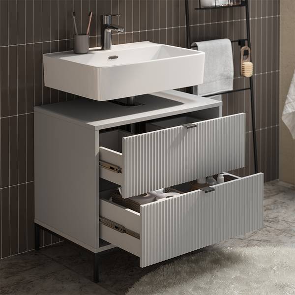 Badmöbel-Set Eliza 59683 Grau