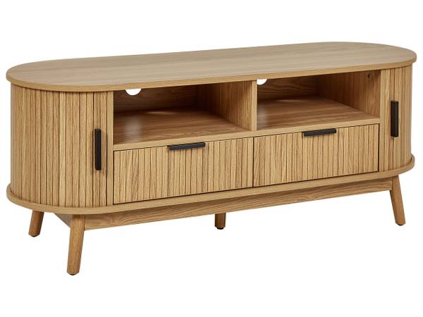 TV-Möbel SELAH Braun - Bambus - 120 x 47 x 40 cm