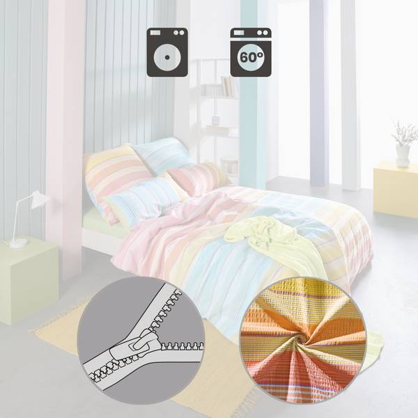 Bettwäsche Mix & Match 209608 Textil - 135 x 1 x 200 cm