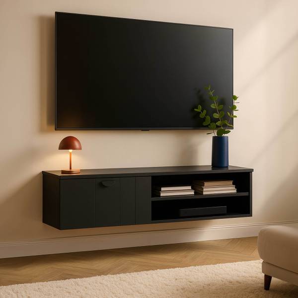 TV-Schrank Holly Schwarz