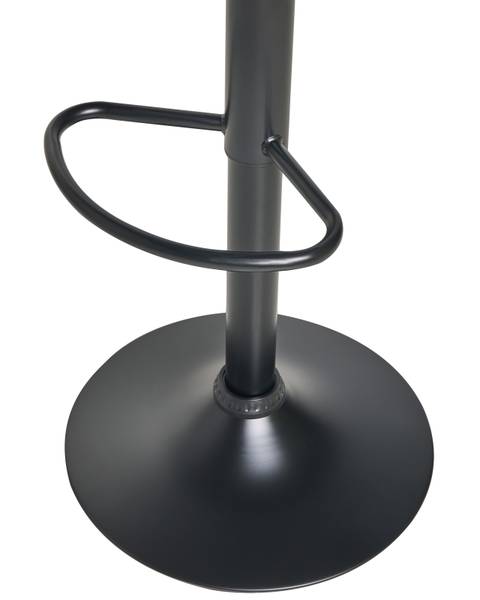 Hocker MEDULIN 2-tlg Schwarz - Grau - Textil - 47 x 83 x 52 cm