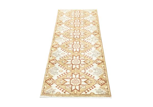 Orientteppich Läufer Oriental Beige - Wolle - 58 x 1 x 176 cm
