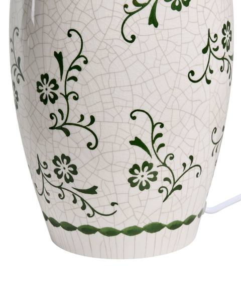 Tischlampen JINNY Grün - Weiß - Keramik - 30 x 50 x 30 cm