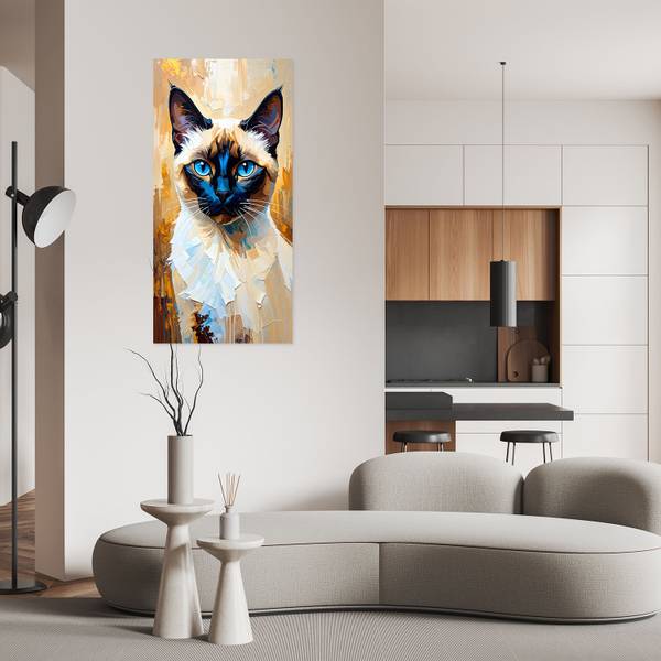 Wandsticker Katze 40 x 80 cm
