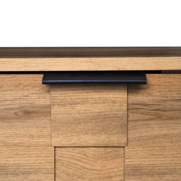 TV-Lowboard Clara Braun - Stahl - 160 x 45 x 36 cm