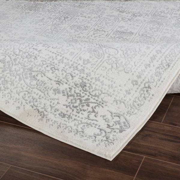 Kurzflorteppich OTTAWA Grau - Polypropylen - 80 x 2 x 220 cm