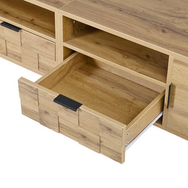 TV-Lowboard VERTEXCLARR Braun - Holzwerkstoff - 160 x 43 x 35 cm