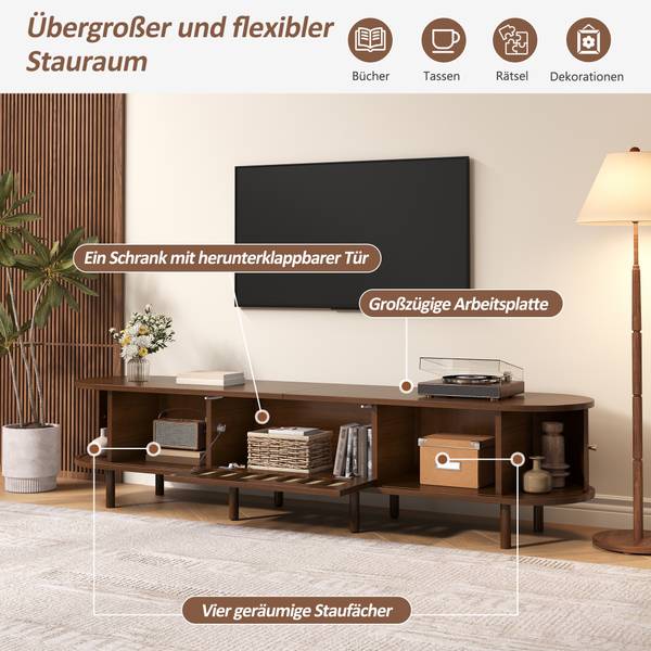 TV-Schrank Astraios Ⅶ Braun
