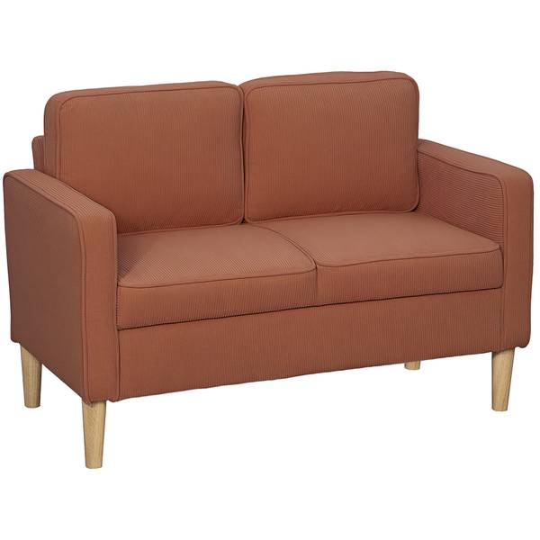 2 Sitzer Sofa 83B-130V00PK Orange - Cord - 63 x 79 x 117 cm