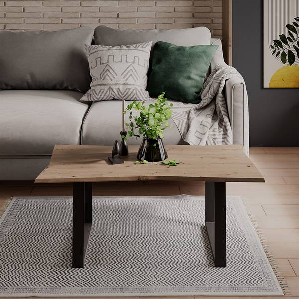 table basse Yan 58391 Marron - Bois manufacturé - 100 x 40 x 50 cm