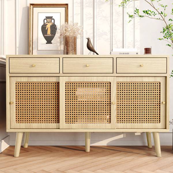 Sideboard O3128 Braun - Holzwerkstoff - 120 x 78 x 40 cm