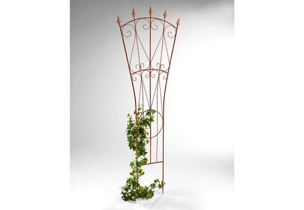 2tlg. Set Pflanzengitter METALCLIMBPAIR Braun - Metall - 1 x 145 x 54 cm