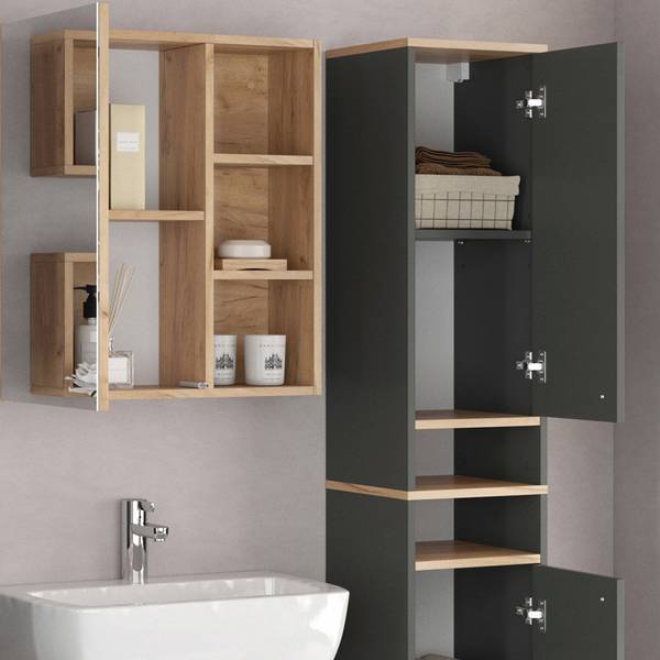 Badschrank Senyo 36365 Anthrazit