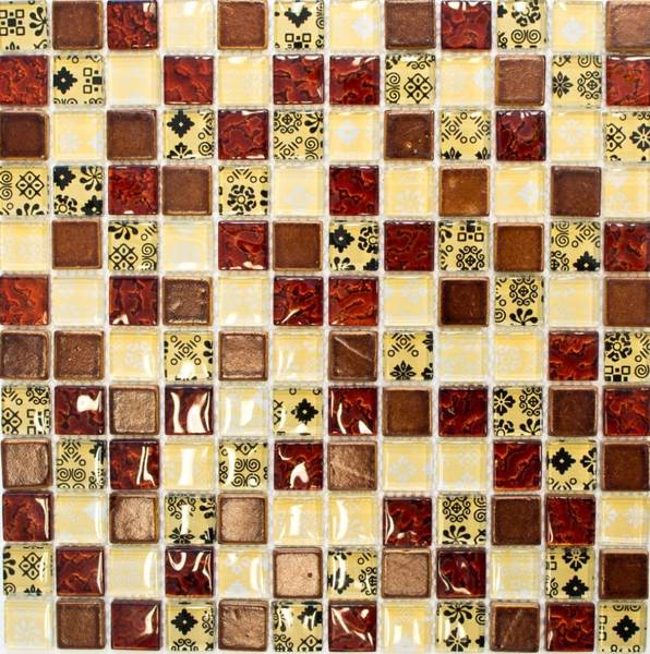 Mosaikfliesen 83-CMCB25 Beige - Glas - 30 x 30 x 30 cm