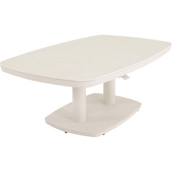 Gartentisch GENEVA Beige - Metall - 83 x 13 x 135 cm