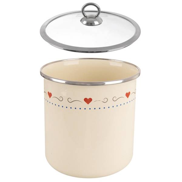 Frischhaltedose 127919 Weiß - Metall - 13 x 17 x 13 cm