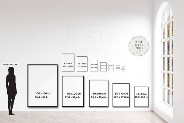 Poster Magic Bunte Sterne 30 x 40 cm