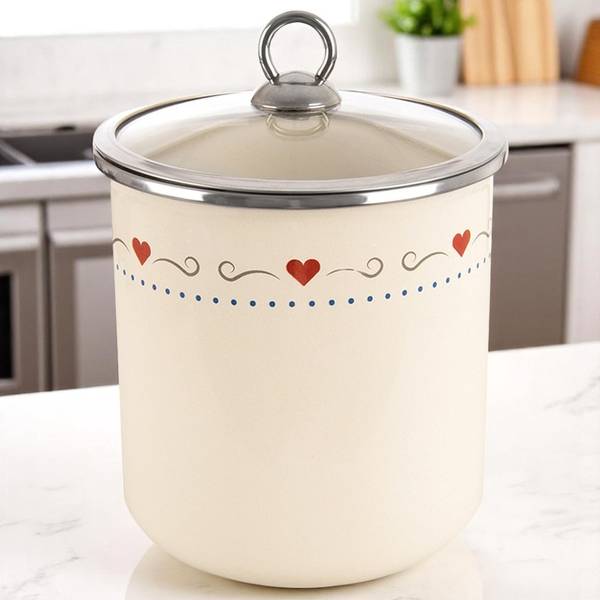 Frischhaltedose 127919 Weiß - Metall - 13 x 17 x 13 cm