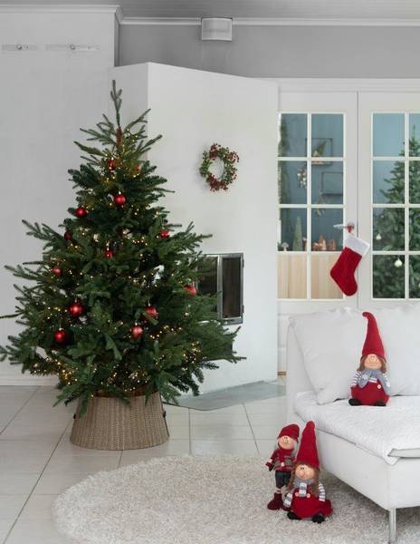Weihnachtsbaumrock 98996 Beige - Kunststoff - 50 x 25 x 50 cm