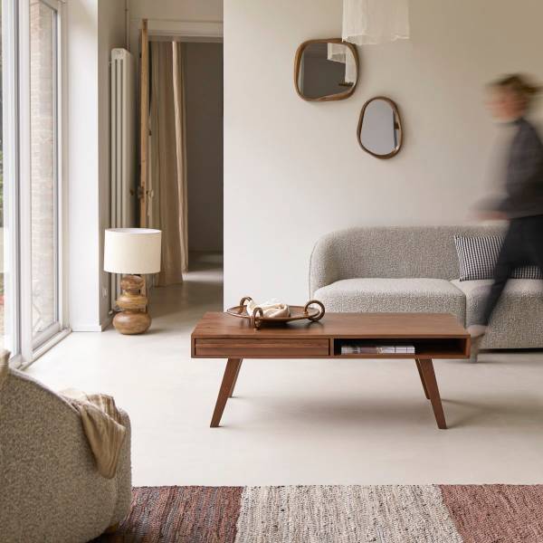 Couchtisch Niels Braun - Akazie - 115 x 40 x 60 cm