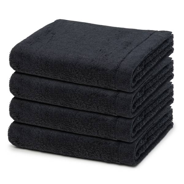 Handtuch-Set Lifestyle (4er Set) Schwarz