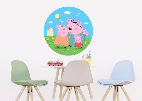 Selbstklebende Wandtattoo 601296 Vinyl - 70 x 70 x 70 cm