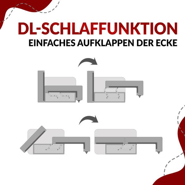 Wohnlandschaften CUBO U Hellbraun