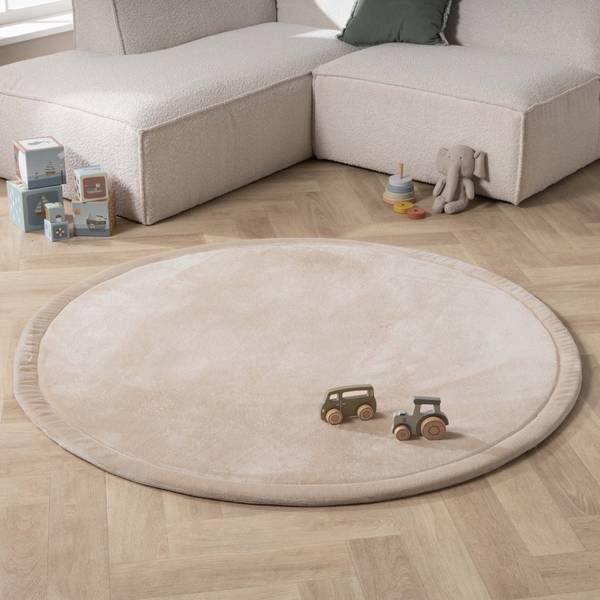 Teppich Jip Beige - 140 x 140 cm