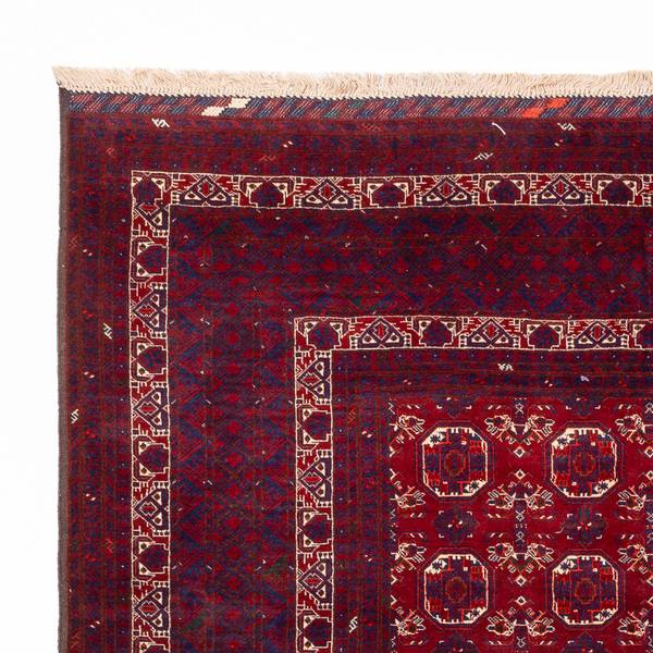 Orientteppich Oriental Grau - Naturfaser - 198 x 1 x 283 cm