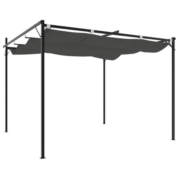 Pergola 3033358 Anthracite - Profondeur : 295 cm