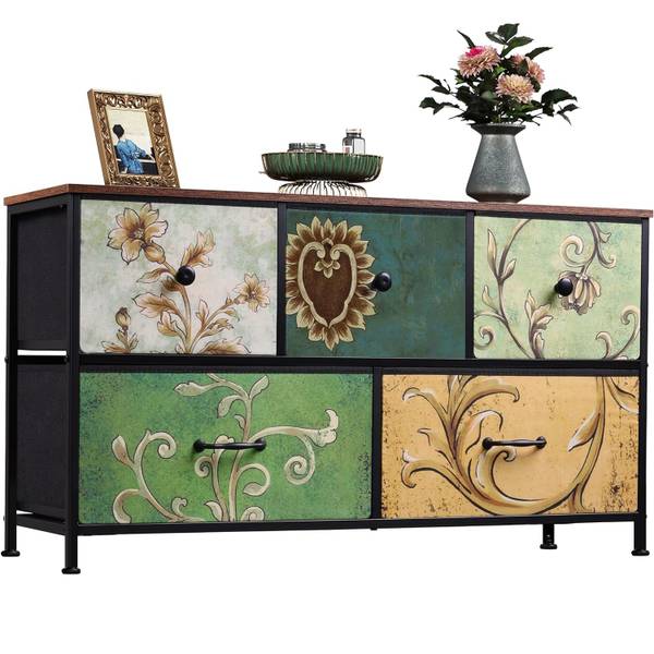 Sideboard Kommode RETR59 Grün - Metall - 30 x 55 x 100 cm