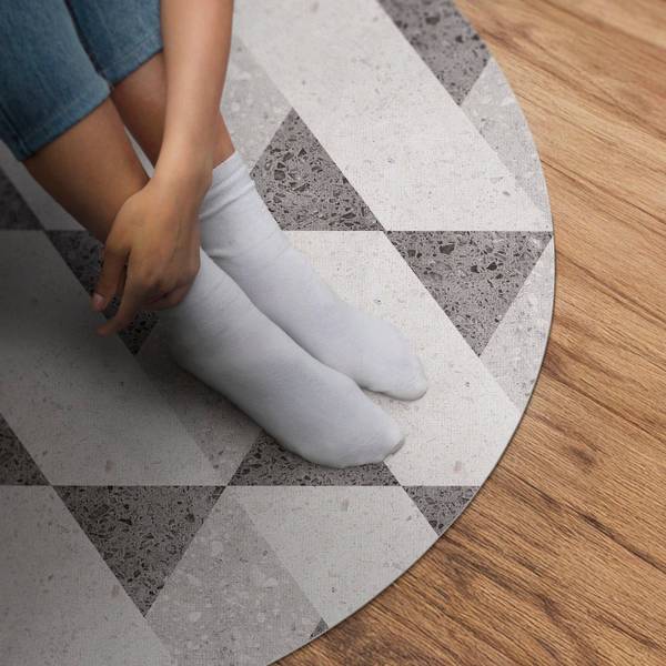 Vinyl Teppich Steinfliesenmuster 33458 50 x 50 cm