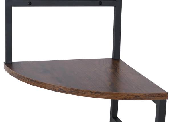 Hoekrek O99 bruin - ijzer - 30 x 128 x 30 cm