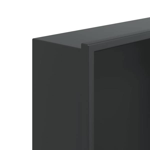 Duschnische 3033834 Schwarz - Edelstahl - 32 x 9 x 62 cm