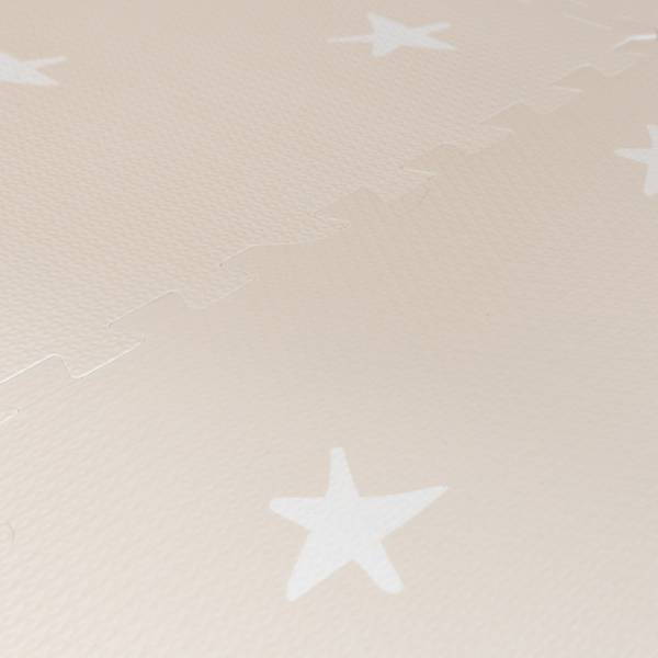 Teppich Alfie Stars Grau - Textil - 120 x 120 x 180 cm