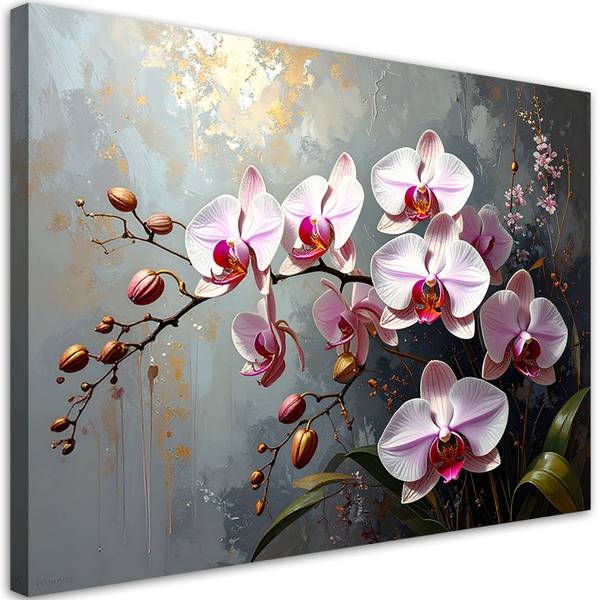 Wandbild Blumen 120 x 80 cm