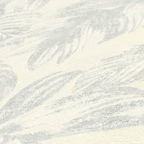 Vliestapete 393403-GU Weiß - Fleece - 53 x 1005 x 1 cm