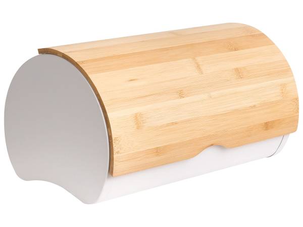 Boîte SAVEUR Marron - Blanc - Métal - 38 x 20 x 24 cm