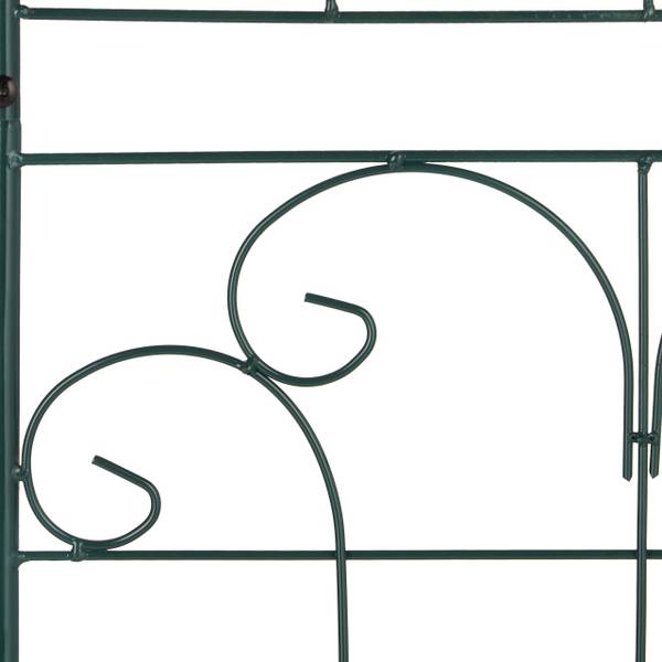 Plantenklimrek 220 x 50 cm set van 2 groen - ijzer - 50 x 220 x 2 cm