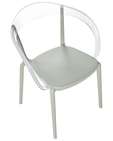 Chaise de jardin MALEVIZI Vert - Vert clair - Transparent