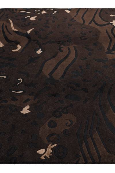 Tapis Darya XXXII Noir - Laine - 175 x 1 x 239 cm