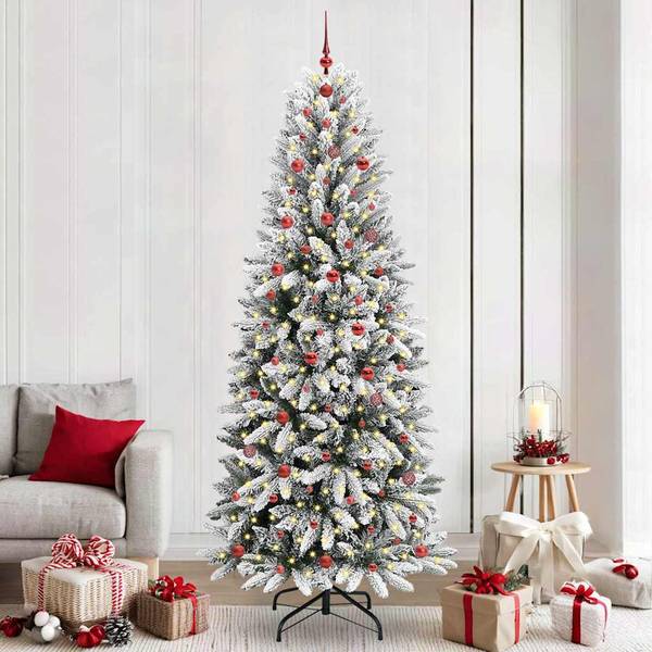 Künstlicher Baum Dekor 3013856-7 Grün - Rot - Weiß