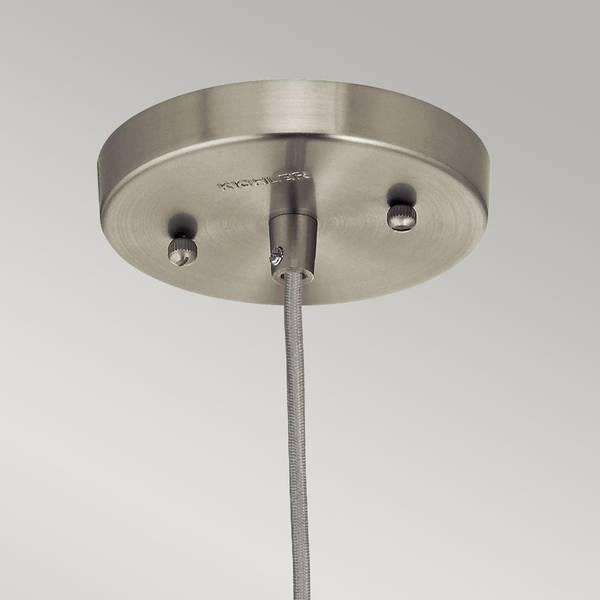 Suspension Riviera 1 - A Argenté - Verre - Métal - 23 x 26 x 23 cm