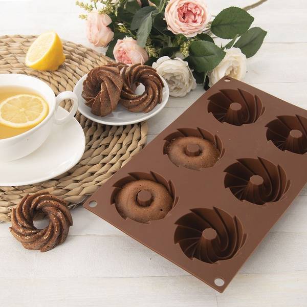 Muffinform 151787 Braun - Silikon - 17 x 3 x 28 cm