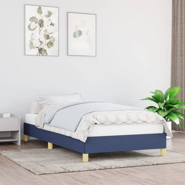 Bettgestell 3016038-2 Blau - Braun - 120 x 200 cm