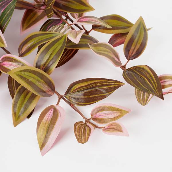 Kunstpflanze Tradescantia Burgunderrot