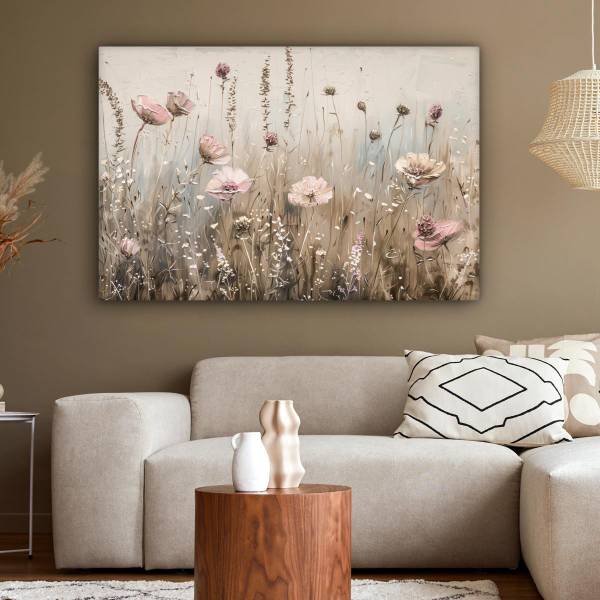LEINWANDBILD Blumen 120 x 80 cm