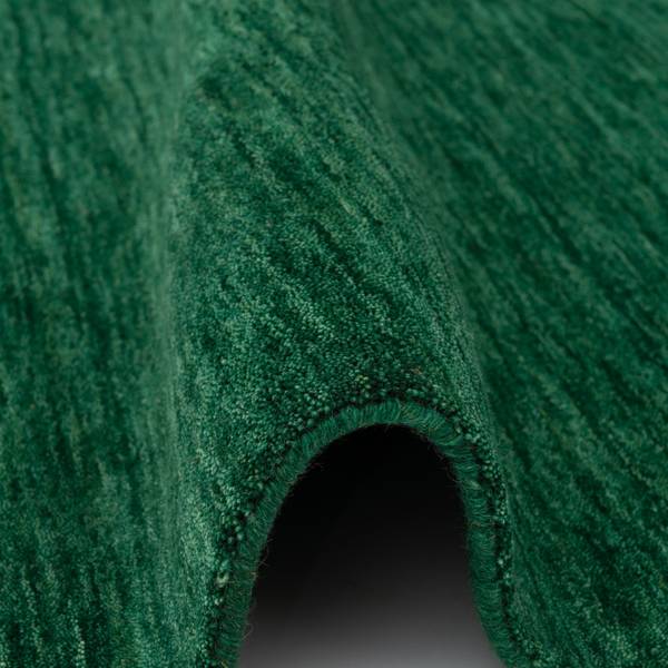 Teppich Läufer Indo Nepal Gabbeh Shiva Dunkelgrün - 70 x 300 cm