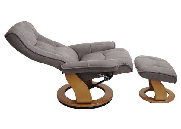 Relaxfauteuil Halifax lichtgrijs